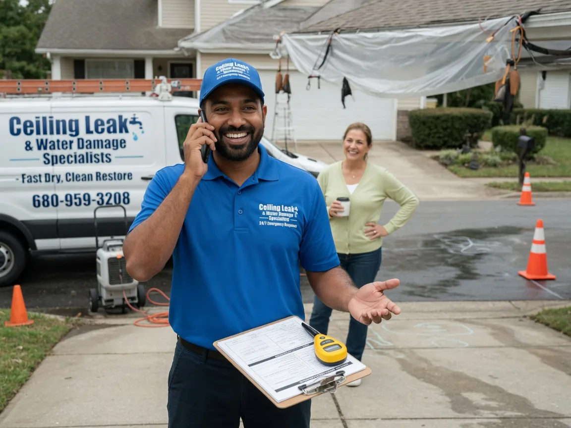 Ceiling Leak Cleanup Olsburg, KS FAQs